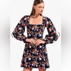 STAUD Floral Print Dress - Multicolor